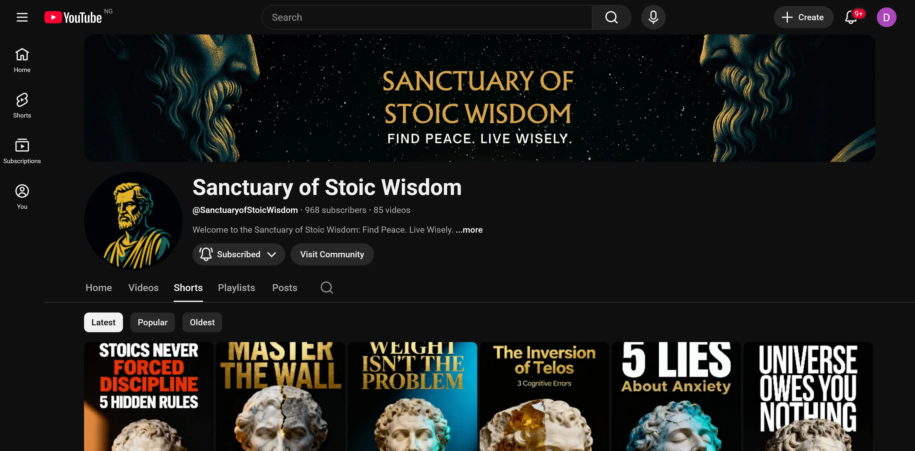 Sanctuary of Stoic Wisdom